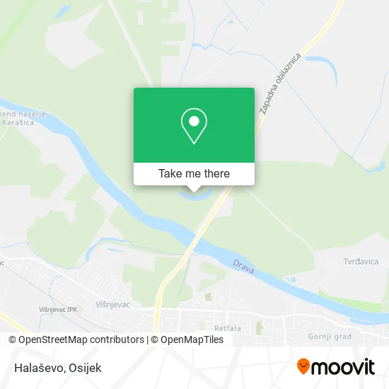 Halaševo map