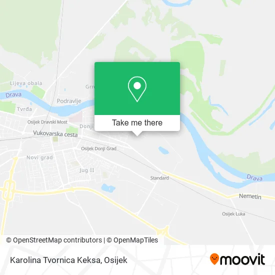 Karolina Tvornica Keksa map