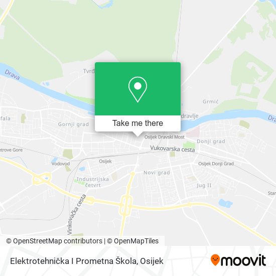 Elektrotehnička I Prometna Škola map