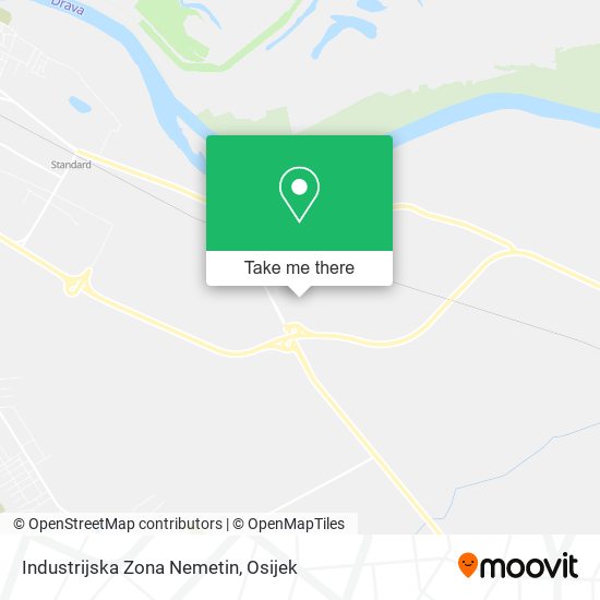 Industrijska Zona Nemetin map