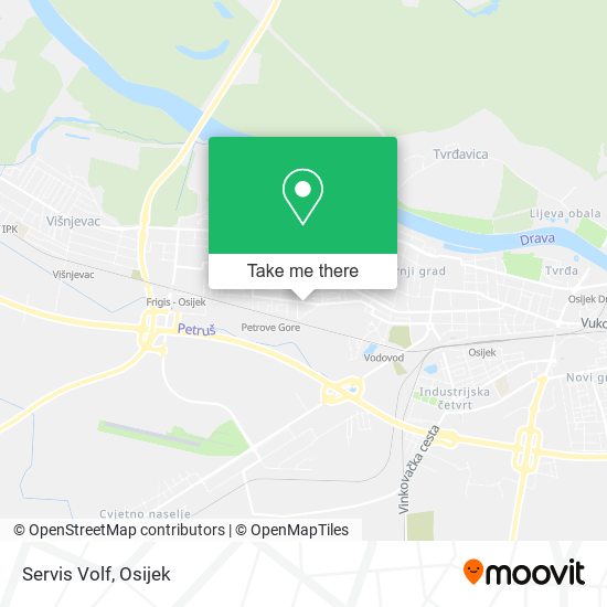 Servis Volf map