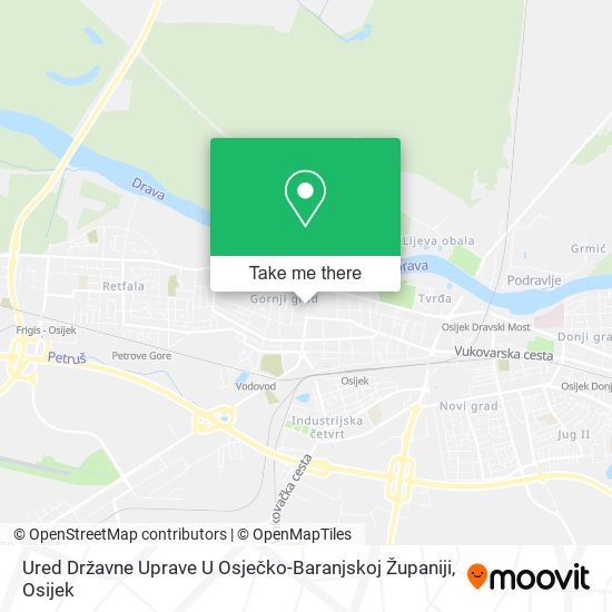 Ured Državne Uprave U Osječko-Baranjskoj Županiji map