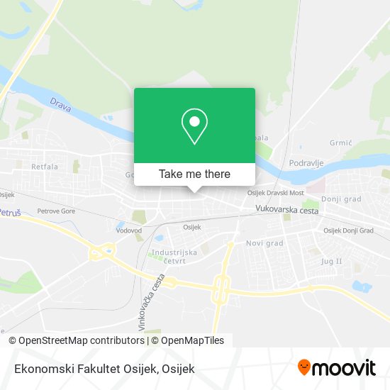 Ekonomski Fakultet Osijek map