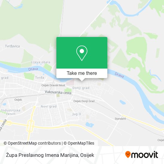 Župa Preslavnog Imena Marijina map