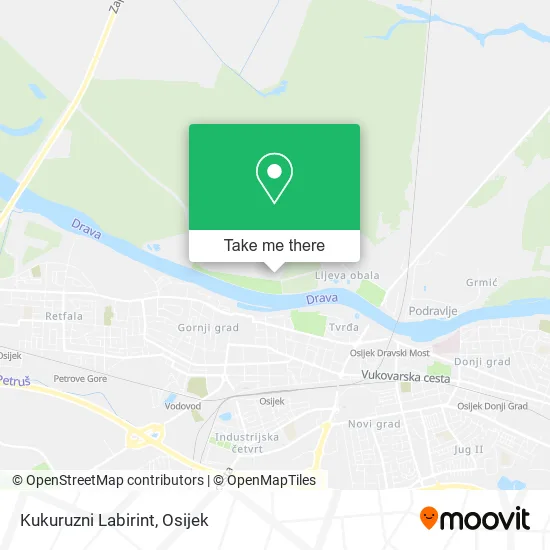 Kukuruzni Labirint map