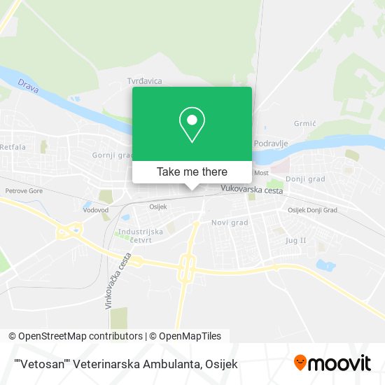 ""Vetosan"" Veterinarska Ambulanta map