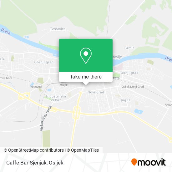 Caffe Bar Sjenjak map