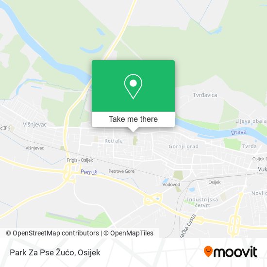 Park Za Pse Žućo map