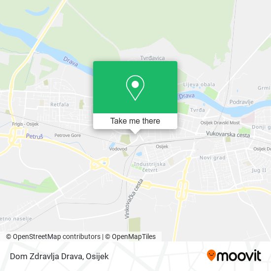 Dom Zdravlja Drava map