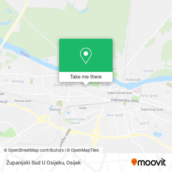 Županijski Sud U Osijeku map