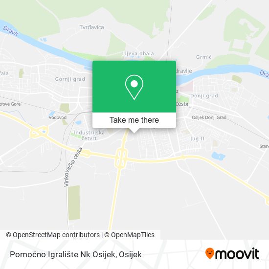Pomoćno Igralište Nk Osijek map