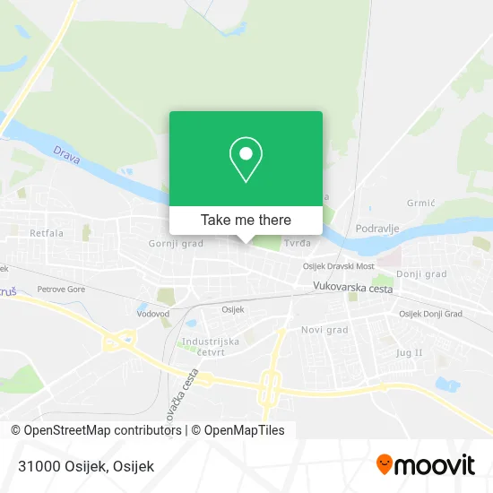 31000 Osijek map