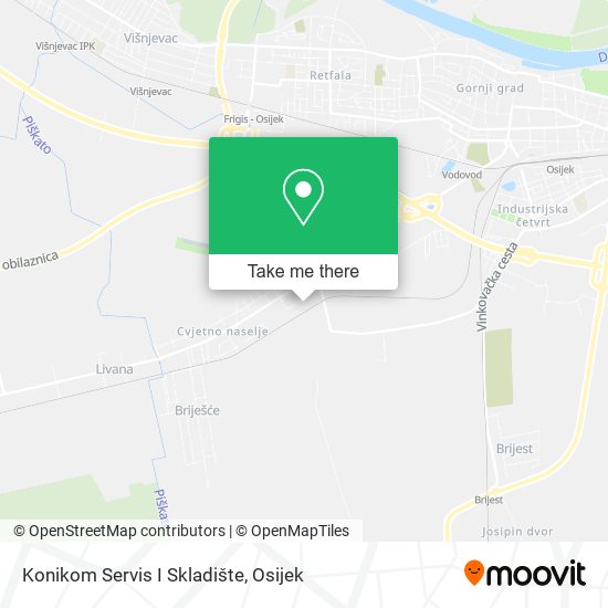 Konikom Servis I Skladište map