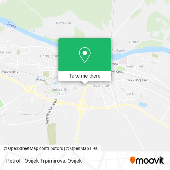 Petrol - Osijek Trpimirova map
