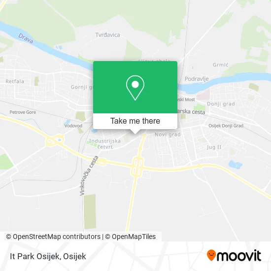 It Park Osijek map