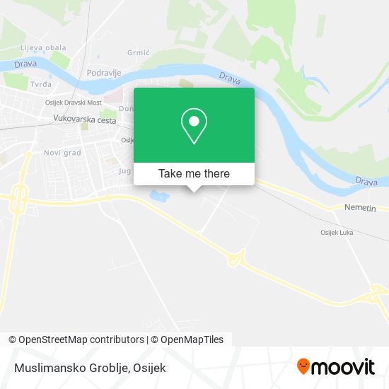 Muslimansko Groblje map