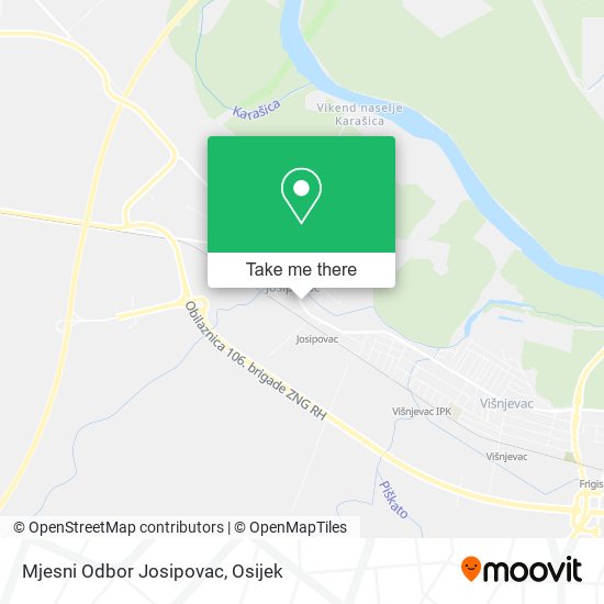 Mjesni Odbor Josipovac map