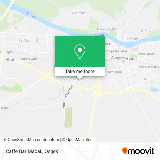 Caffe Bar Mačak map