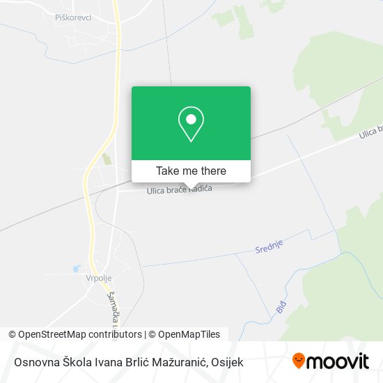 Osnovna Škola Ivana Brlić Mažuranić map