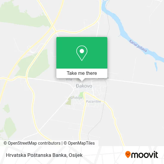 Hrvatska Poštanska Banka map