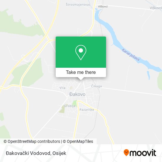 Đakovački Vodovod map