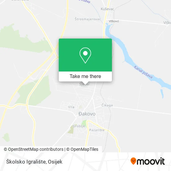 Školsko Igralište map