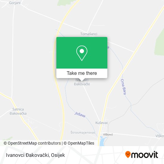 Ivanovci Đakovački map