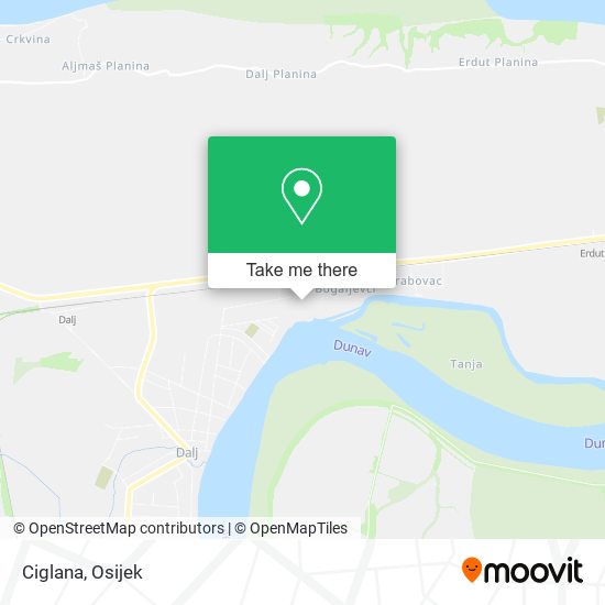 Ciglana map