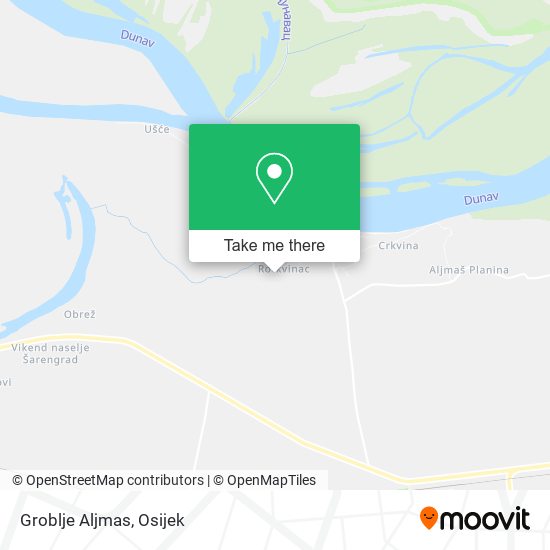 Groblje Aljmas map