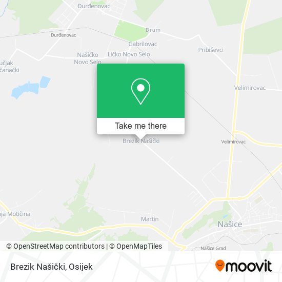 Brezik Našički map