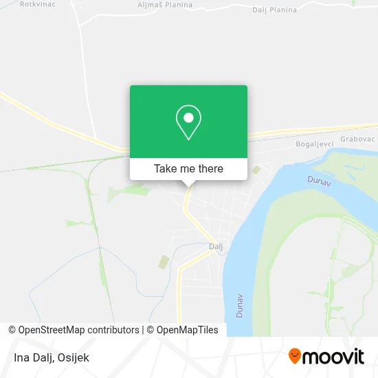 Ina Dalj map