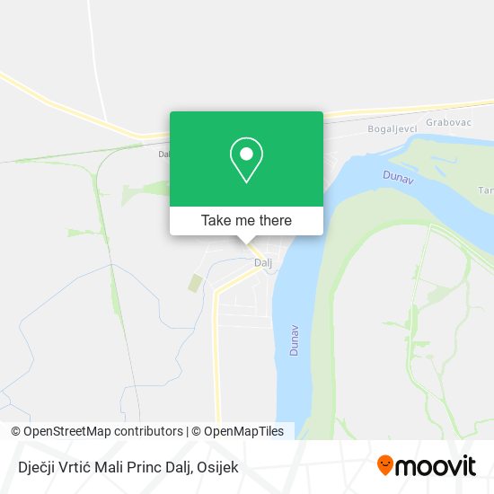 Dječji Vrtić Mali Princ Dalj map