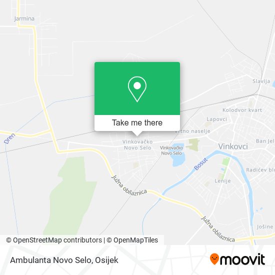 Ambulanta Novo Selo map