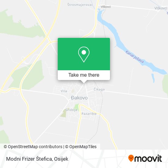 Modni Frizer Štefica map