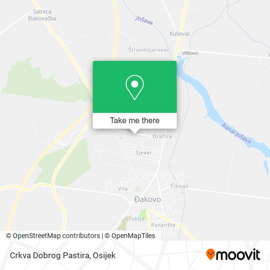 Crkva Dobrog Pastira map