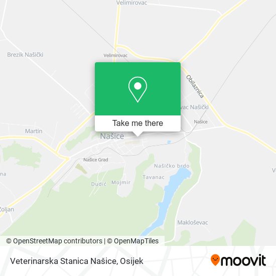 Veterinarska Stanica Našice map