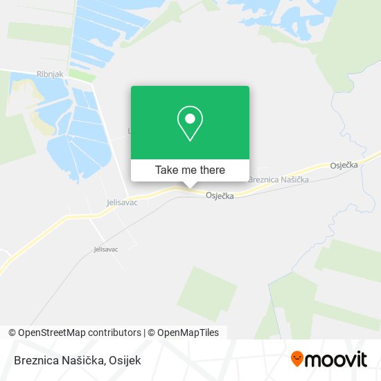 Breznica Našička map