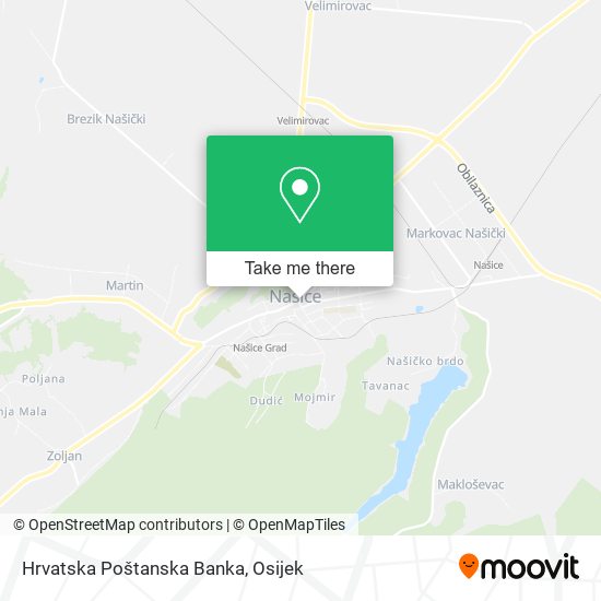 Hrvatska Poštanska Banka map