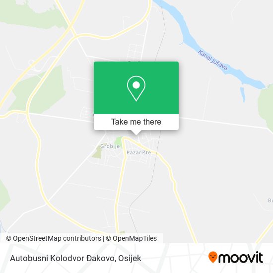 Autobusni Kolodvor Đakovo map