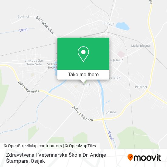 Zdravstvena I Veterinarska Škola Dr. Andrije Štampara map