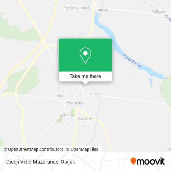 Dječji Vrtić Mažuranac map