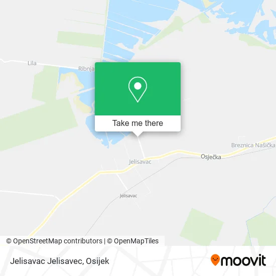 Jelisavac Jelisavec map