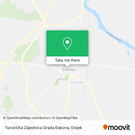 Turistička Zajednica Grada Đakova map