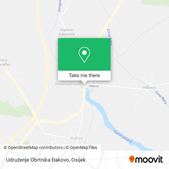 Udruženje Obrtnika Đakovo map