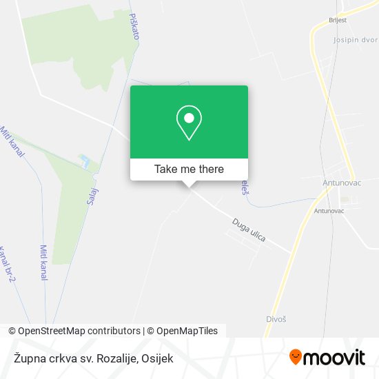 Župna crkva sv. Rozalije map