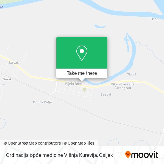 Ordinacija opće medicine Višnja Kurevija map