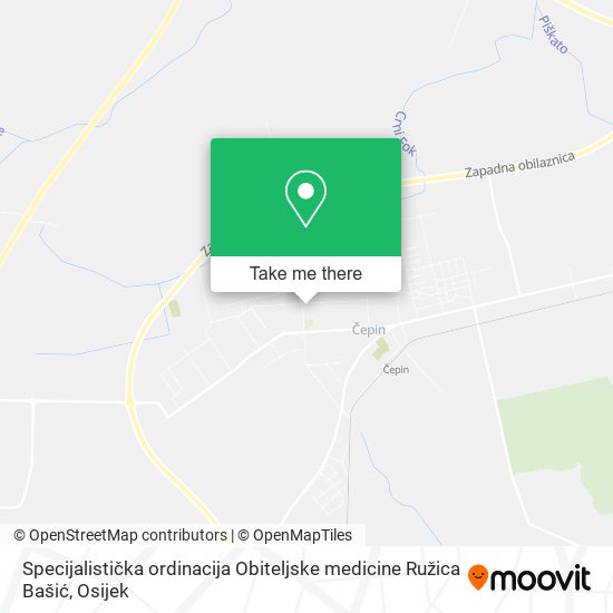 Specijalistička ordinacija Obiteljske medicine Ružica Bašić map