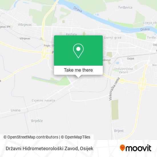 Državni Hidrometeorološki Zavod map