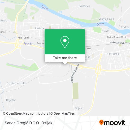 Servis Gregić D.O.O. map
