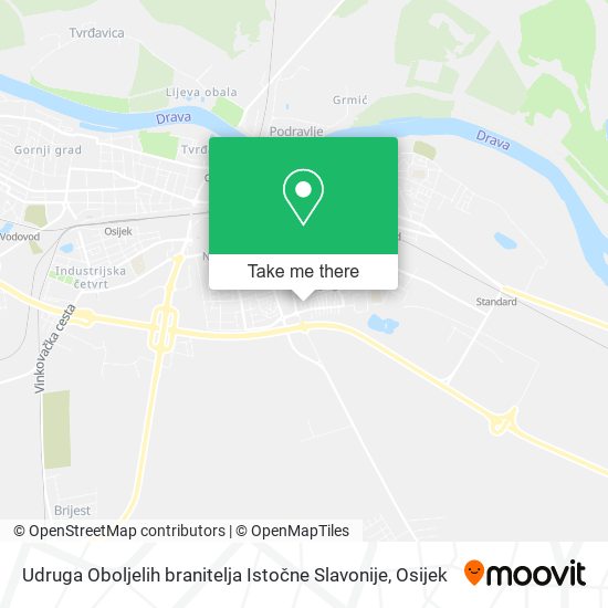 Udruga Oboljelih branitelja Istočne Slavonije map